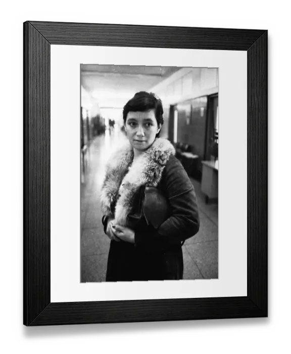 Framed Print : Unemployed at the Dortmund Labour Office on 25