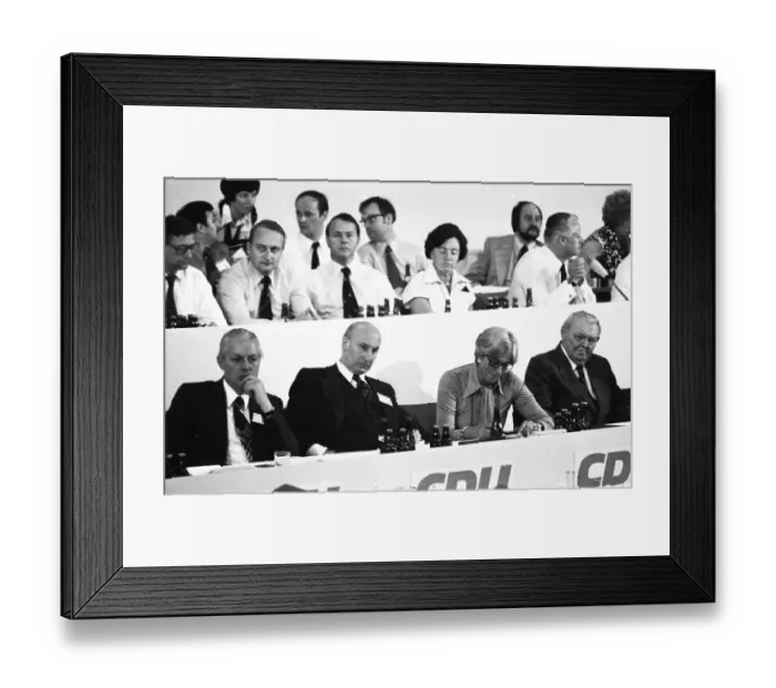 Framed Print : The Party Congress of the Christian Democratic Union (CDU) on 24 Framed Print : The Party Congress of the Christian Democratic Union (CDU) on 24