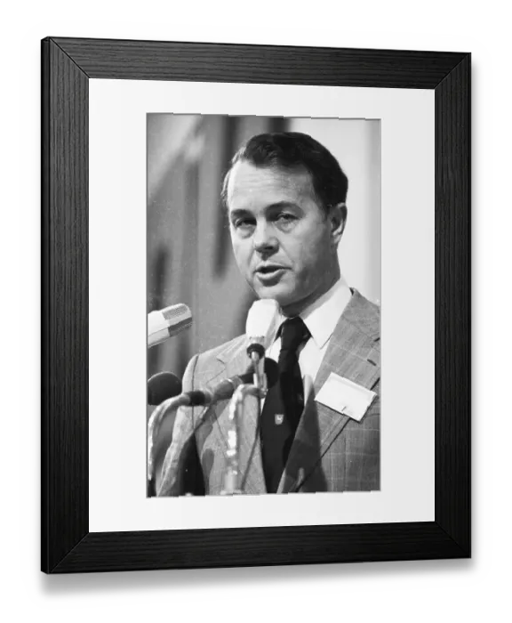Framed Print : The Party Congress of the Christian Democratic Union (CDU) on 24