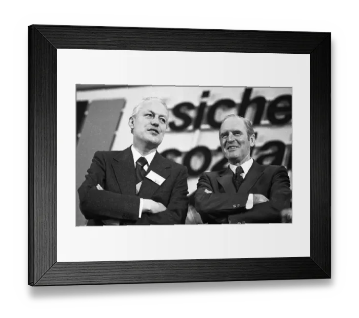 Framed Print : The Party Congress of the Christian Democratic Union (CDU) on 24