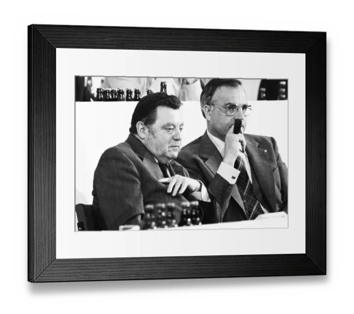 Framed Print : The Party Congress of the Christian Democratic Union (CDU) on 24