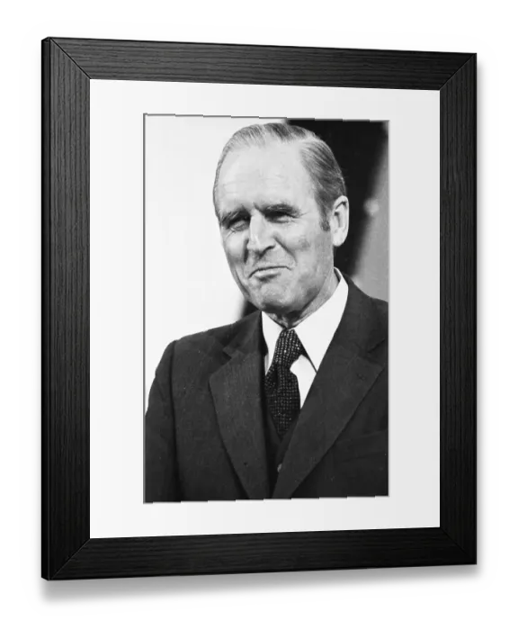 Framed Print : The Party Congress of the Christian Democratic Union (CDU) on 24