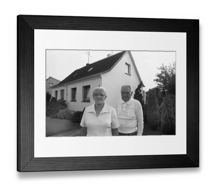Framed Print : The Pluemers in Dortmund bequeathed their property