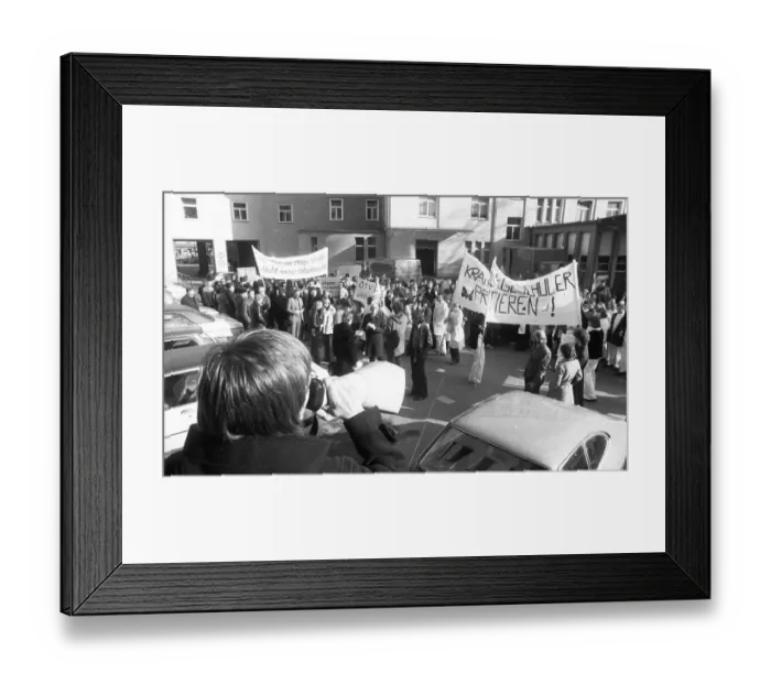 Framed Print : Members of the Public Services