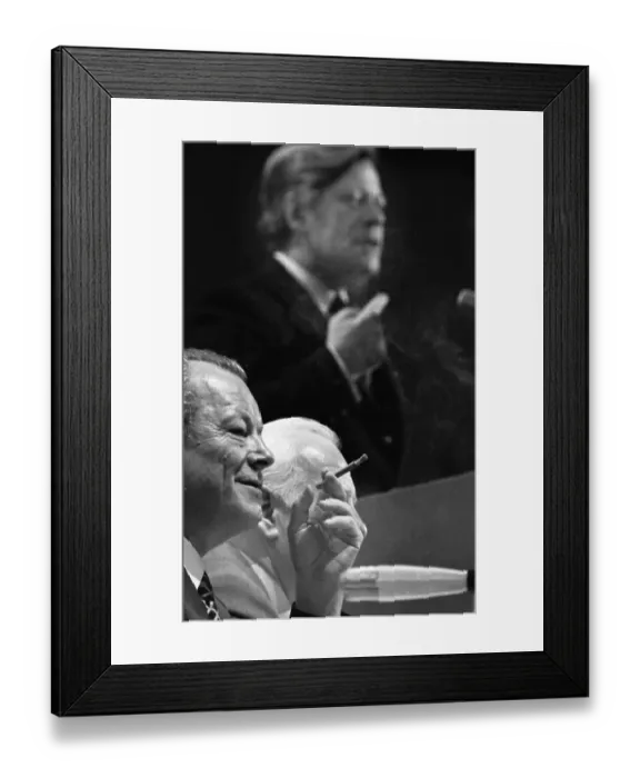 Framed Print : The Party Congress of the Social Democratic Party of Germany (SPD) on 18 Framed Print : The Party Congress of the Social Democratic Party of Germany (SPD) on 18