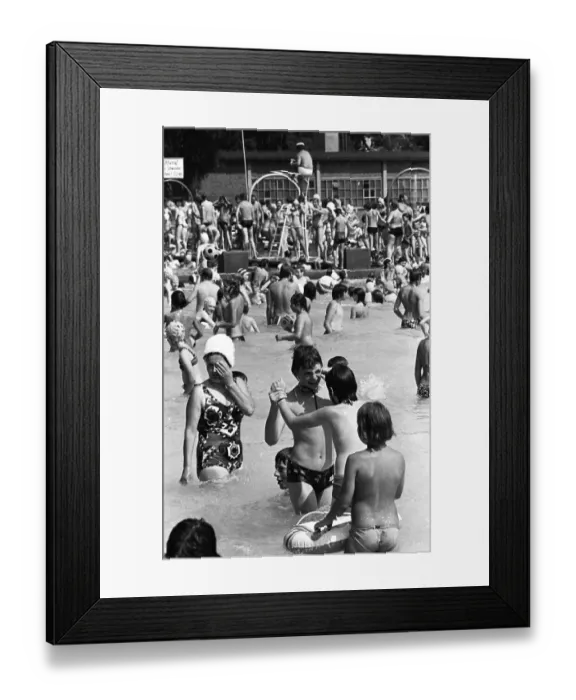 Framed Print : The summer of 1976 brought lots of sunshine and full swimming pools Framed Print : The summer of 1976 brought lots of sunshine and full swimming pools