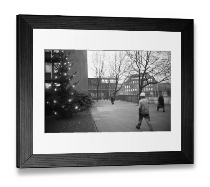 Framed Print : Pre-Christmas at the Hoesch AG Westfalenhuette on 12