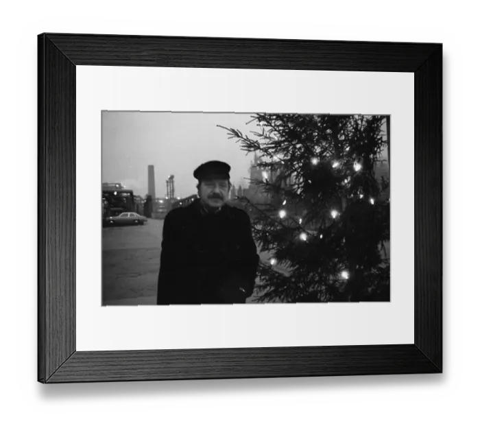 Framed Print : Pre-Christmas at the Hoesch AG Westfalenhuette on 12