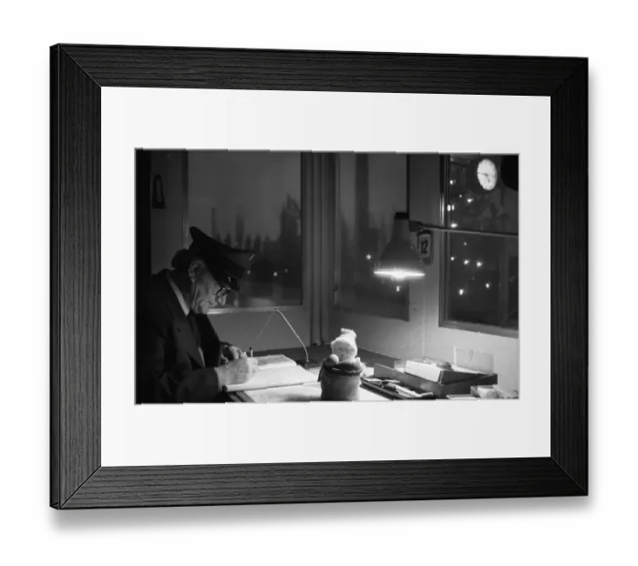 Framed Print : Pre-Christmas at the Hoesch AG Westfalenhuette on 12