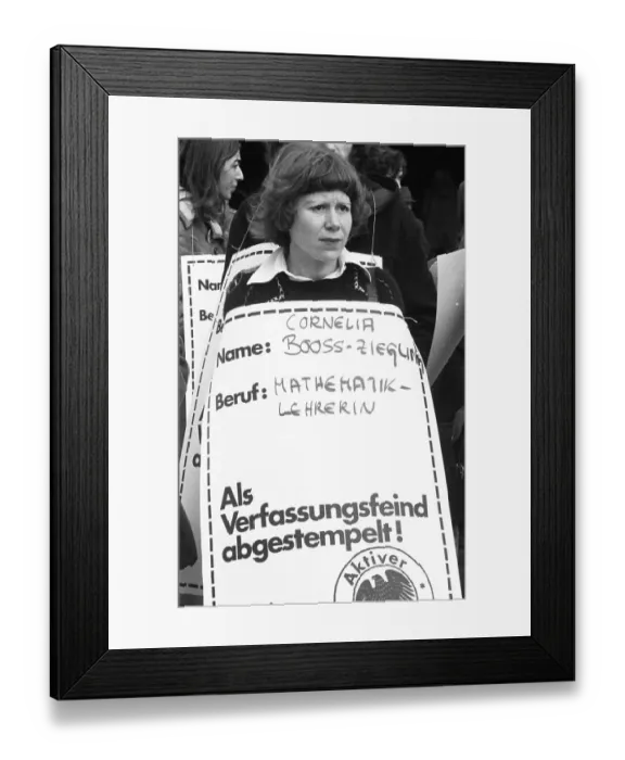Framed Print : Several thousand people affected by the Radical Decree