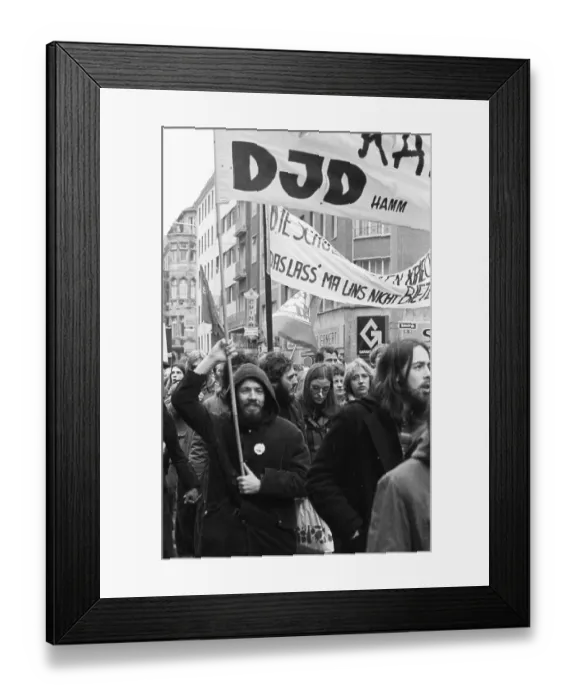 Framed Print : Several thousand people affected by the Radical Decree