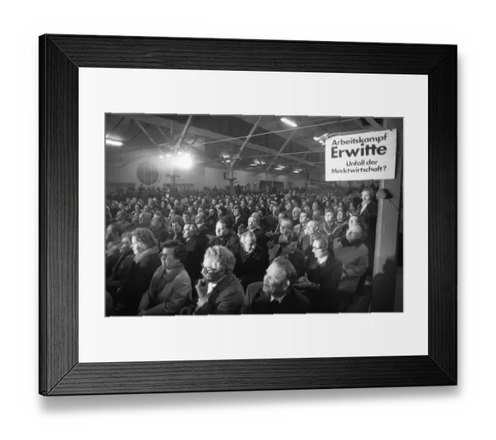 Framed Print : The workers in the cement industry had an unusual Framed Print : The workers in the cement industry had an unusual