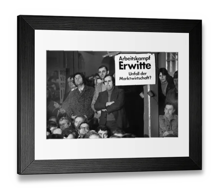 Framed Print : The workers in the cement industry had an unusual Framed Print : The workers in the cement industry had an unusual