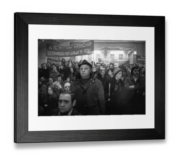 Framed Print : The workers in the cement industry had an unusual