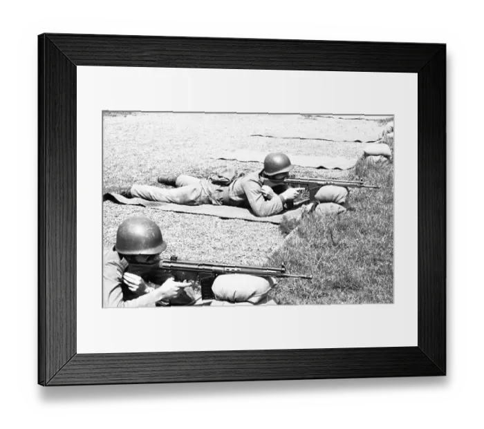 Framed Print : Everyday life of Bundeswehr recruits in a barracks on 26