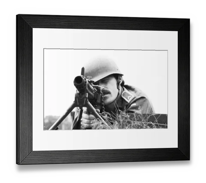 Framed Print : Everyday life of Bundeswehr recruits in a barracks on 26 Framed Print : Everyday life of Bundeswehr recruits in a barracks on 26