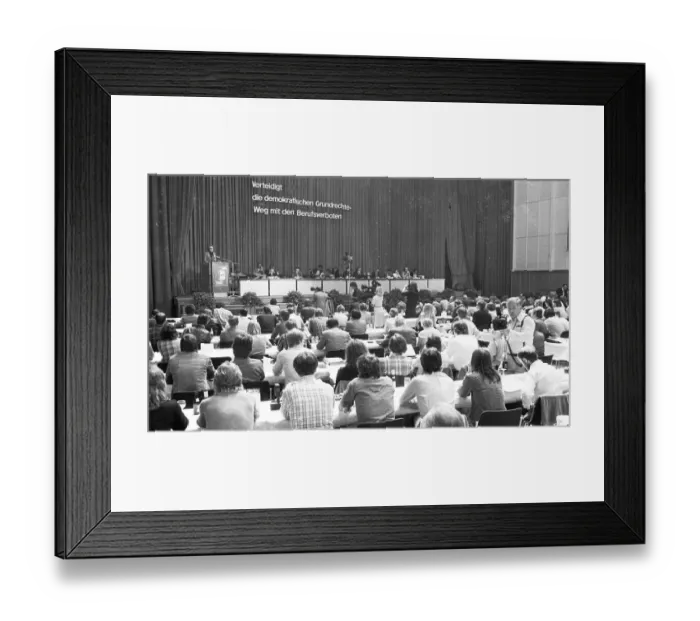 Framed Print : International Conference on the Berufsverboten on 29
