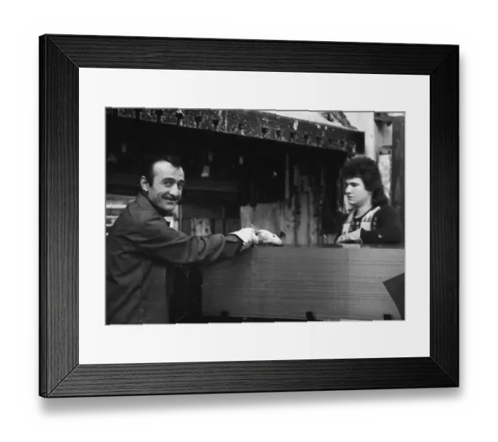 Framed Print : Car production at the Ford factory on 12