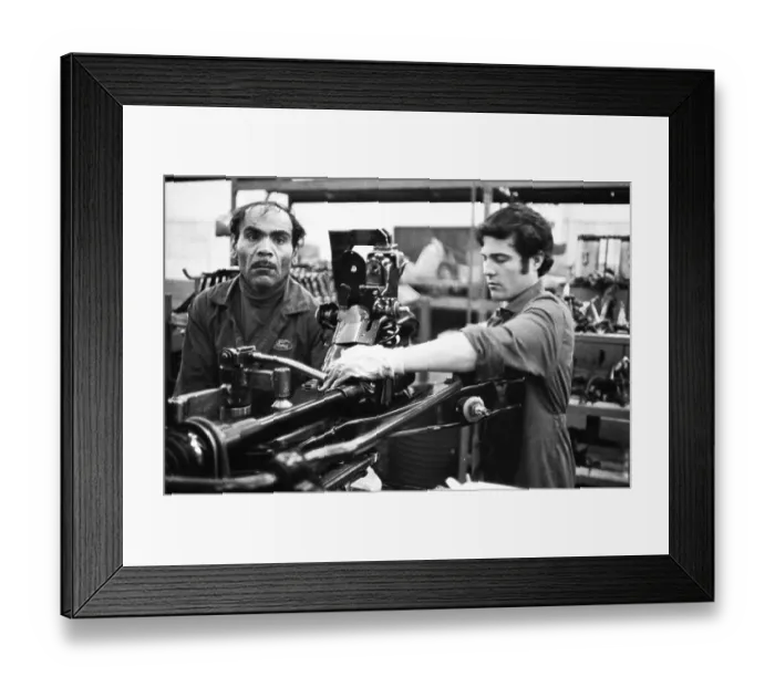 Framed Print : Car production at the Ford factory on 12 Framed Print : Car production at the Ford factory on 12