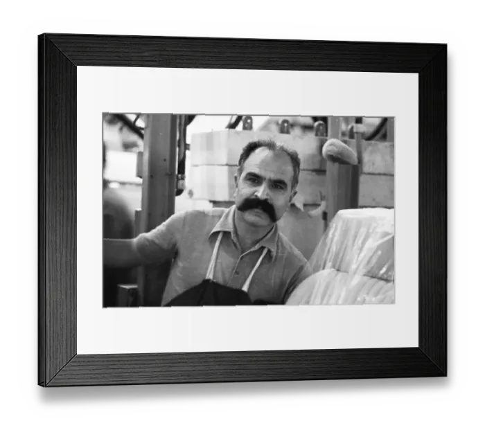Framed Print : Car production at the Ford factory on 12