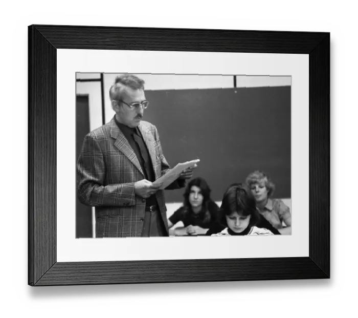 Framed Print : Operation and teaching at a comprehensive school on 03 Framed Print : Operation and teaching at a comprehensive school on 03