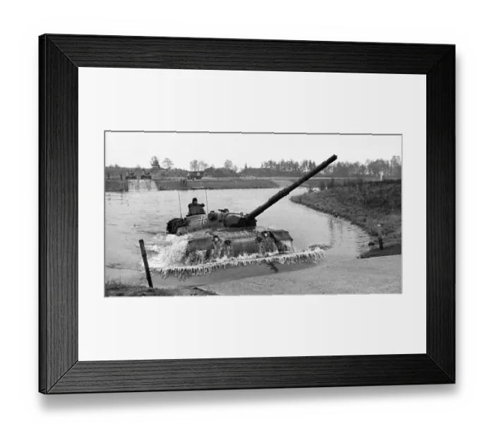 Framed Print : Bundeswehr practice shooting on 27 Framed Print : Bundeswehr practice shooting on 27