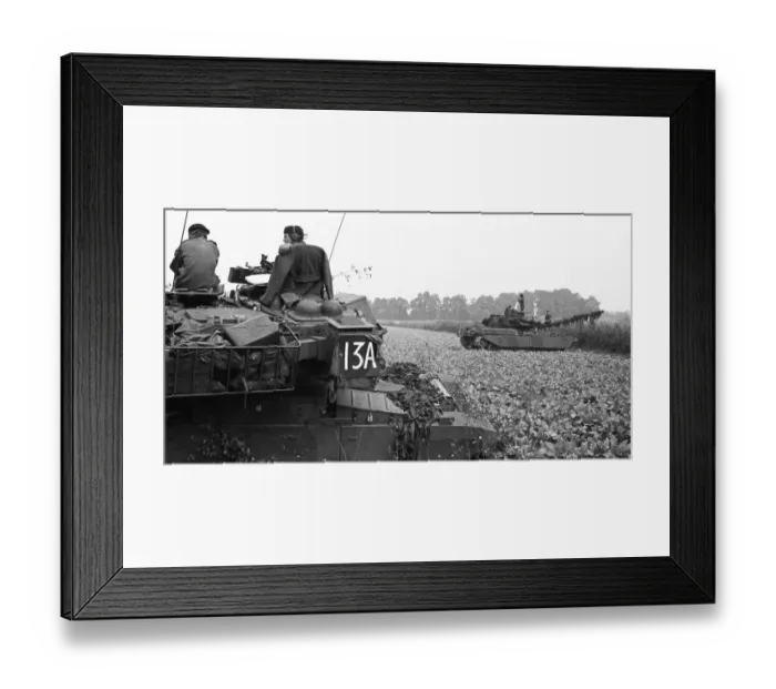 Framed Print : 50, 000 NATO soldiers in autumn manoeuvre Grosser Baer on 06