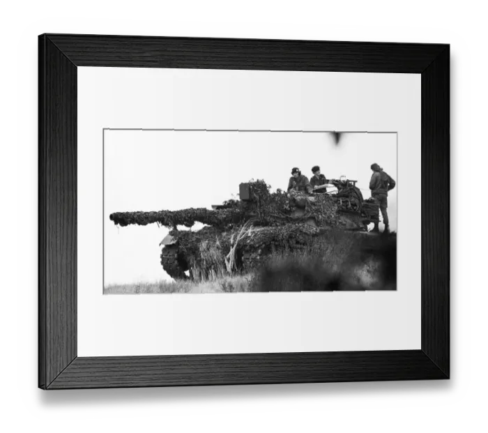 Framed Print : 50, 000 NATO soldiers in autumn manoeuvre Grosser Baer on 06
