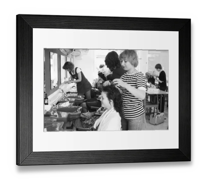 Framed Print : The training of apprentices (Azubis) at the Vocational Training Centre (BBZ) in Arnsberg on 19