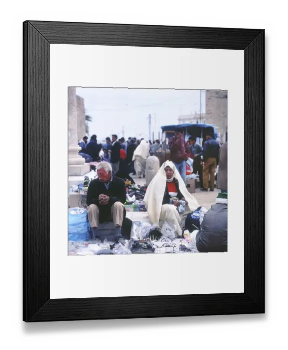 Framed Print : The third largest city in Tunisia is Sousse