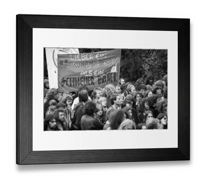 Framed Print : More than 100, 000 people demonstrated against nuclear power on 14 Framed Print : More than 100, 000 people demonstrated against nuclear power on 14