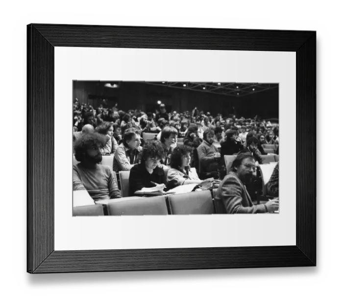 Framed Print : Following a conference of student councils (ASTA)