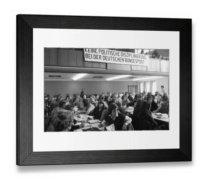 Framed Print : International Conference on the Radical Decree (Berufsverbote) on 21 Framed Print : International Conference on the Radical Decree (Berufsverbote) on 21