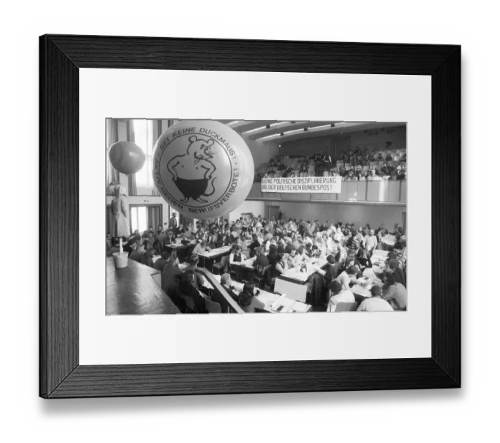 Framed Print : International Conference on the Radical Decree (Berufsverbote) on 21 Framed Print : International Conference on the Radical Decree (Berufsverbote) on 21