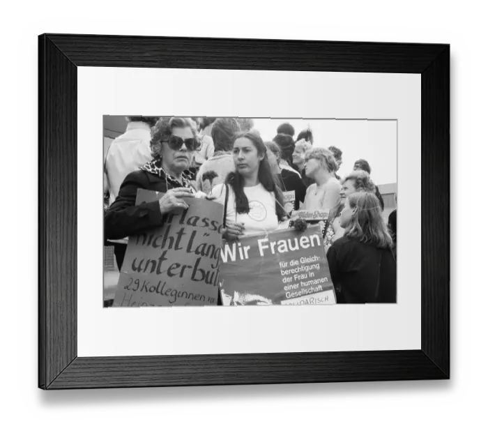 Framed Print : In front of and in the regional labour court