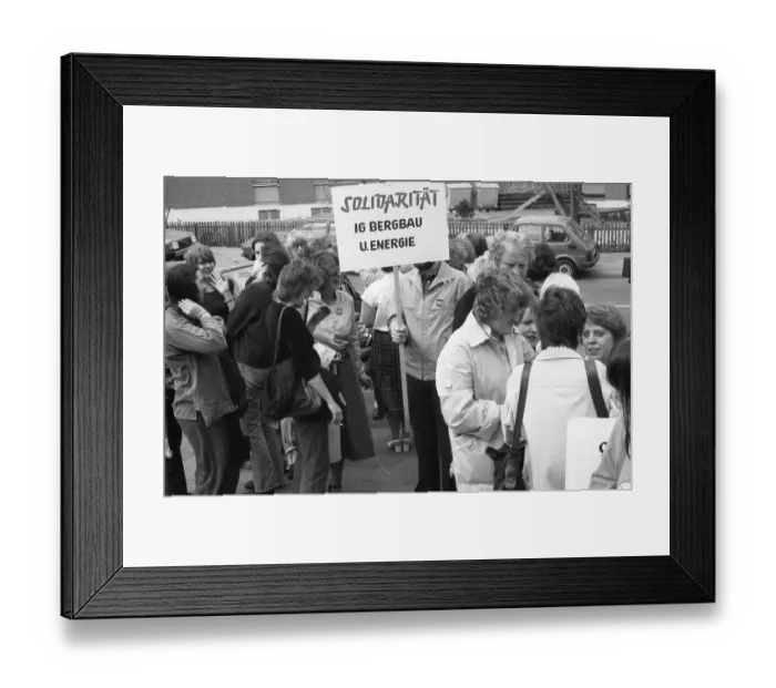 Framed Print : In front of and in the regional labour court Framed Print : In front of and in the regional labour court