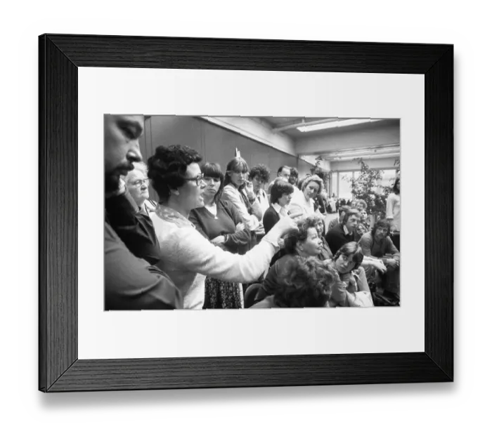Framed Print : In front of and in the regional labour court