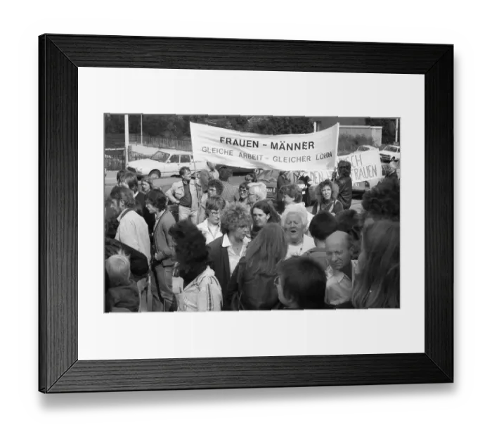 Framed Print : In front of and in the regional labour court