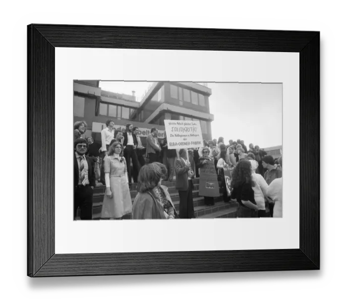 Framed Print : In front of and in the regional labour court