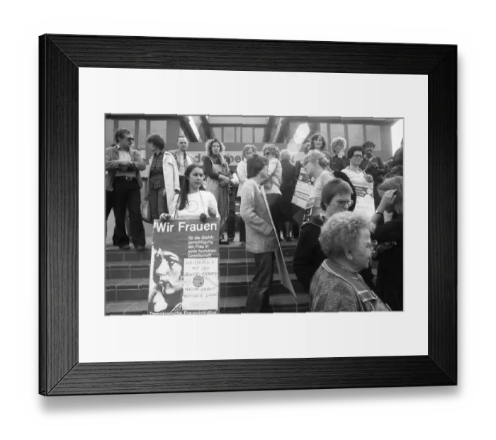 Framed Print : In front of and in the regional labour court