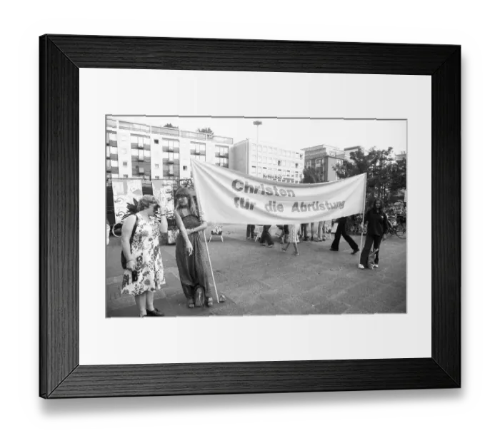 Framed Print : Activities for the Anti-War Day 1979 on 01