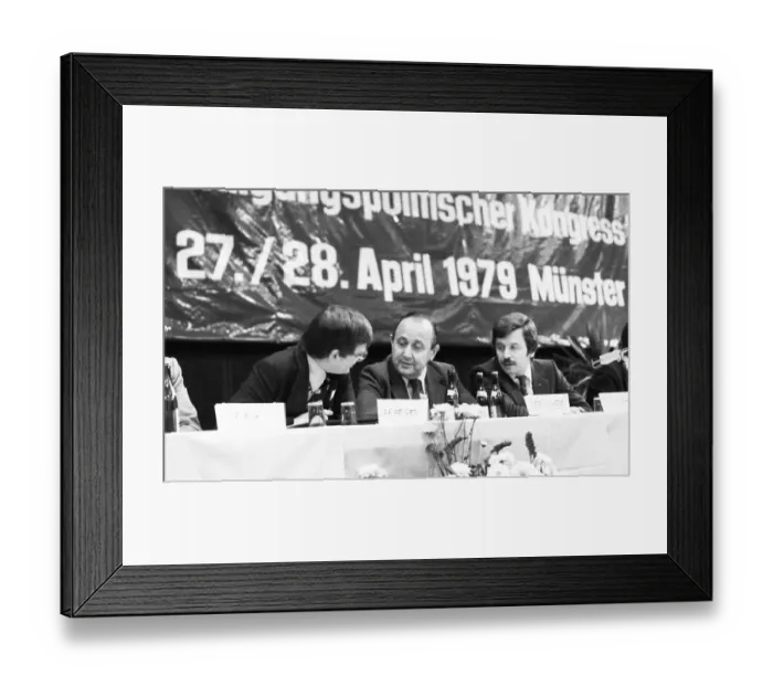 Framed Print : Defence policy congress of the Free Democratic Party (FDP) on 27