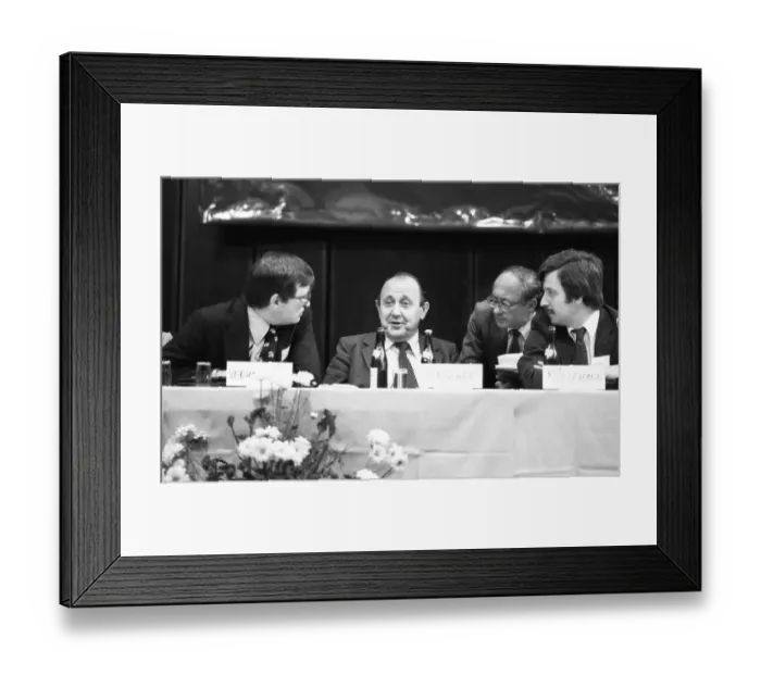 Framed Print : Defence Policy Congress of the Free Democratic Party (FDP) on 27