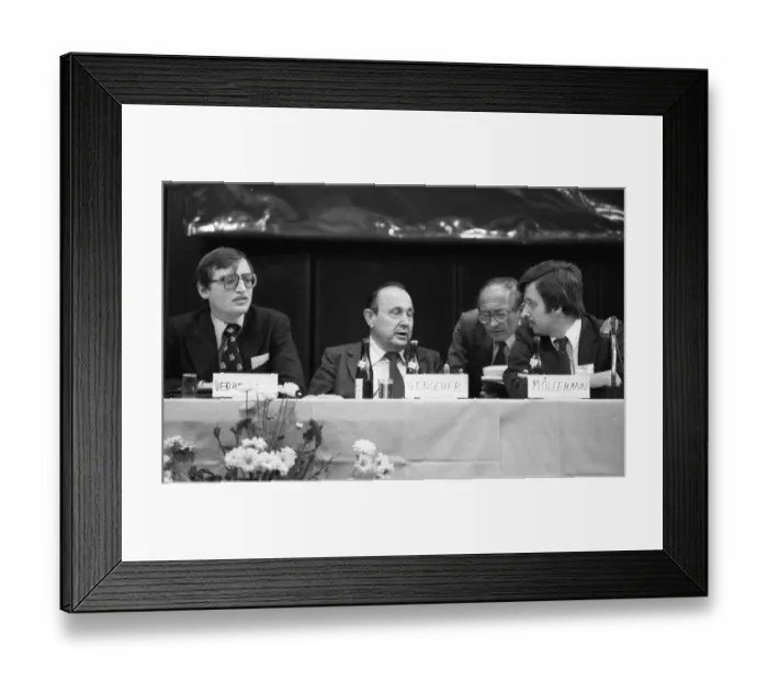 Framed Print : Defence Policy Congress of the Free Democratic Party (FDP) on 27