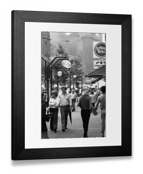 Framed Print : The town of Neunkirchen was dominated by industrial dirt and the Neunkircher Eisenwerke on 02