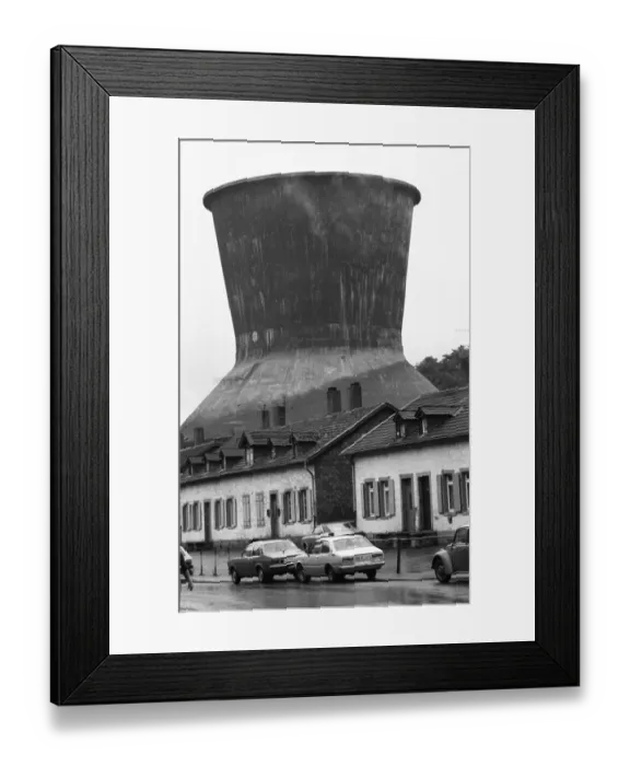 Framed Print : The town of Neunkirchen was dominated by industrial dirt and the Neunkircher Eisenwerke on 02 Framed Print : The town of Neunkirchen was dominated by industrial dirt and the Neunkircher Eisenwerke on 02