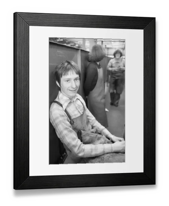 Framed Print : Training at the Volkswagen plant is sought after by apprentices and is considered exemplary 11
