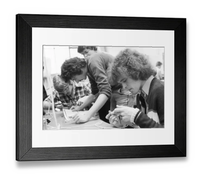 Framed Print : Training at the Volkswagen plant is sought after by apprentices and is considered exemplary 11