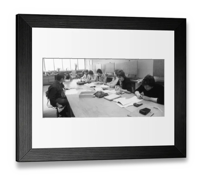 Framed Print : Training at the Volkswagen plant is sought after by apprentices and is considered exemplary 11