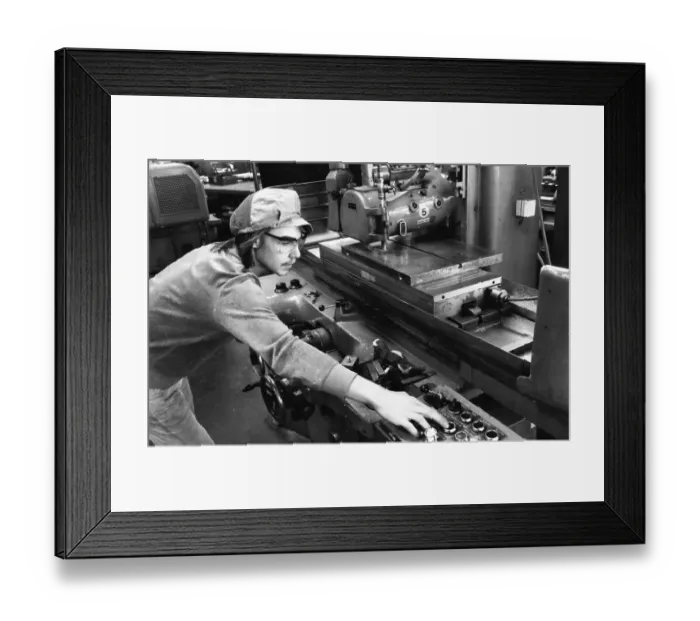 Framed Print : Training at the Volkswagen plant is sought after by apprentices and is considered exemplary 11